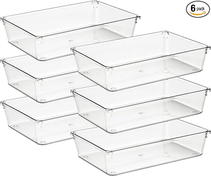 Ravinte 6 Pack Drawer Organizer by Ravinte