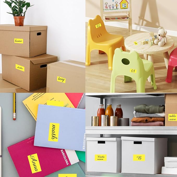 STARLIBOO Colored Labels Stickers 3 x 2 Inch, Rectangle Moving Labels Stickers - Image 5