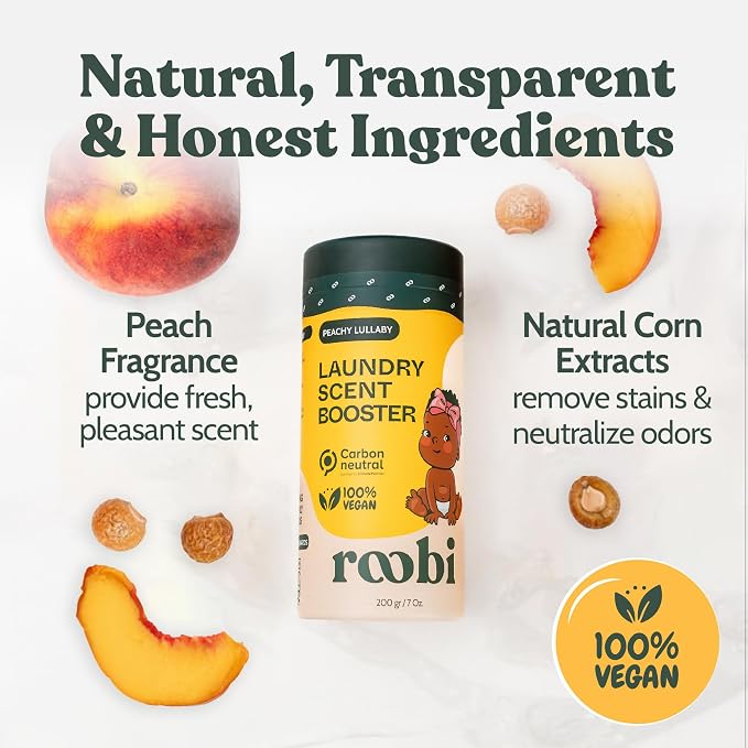 Roobi Baby Laundry Scent Booster. Peachy Lullaby Fragrance Beads. Specially - Image 3