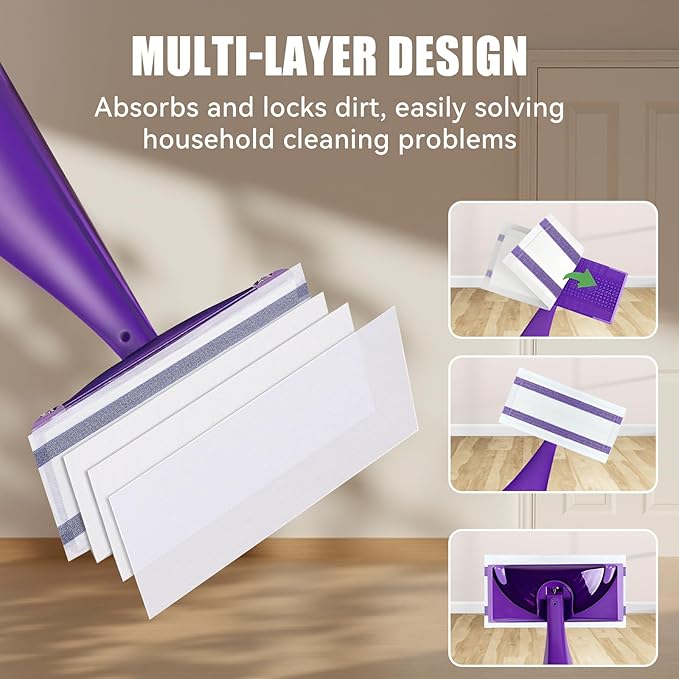 80 Pack Disposable Mop Pad Refills - Image 4