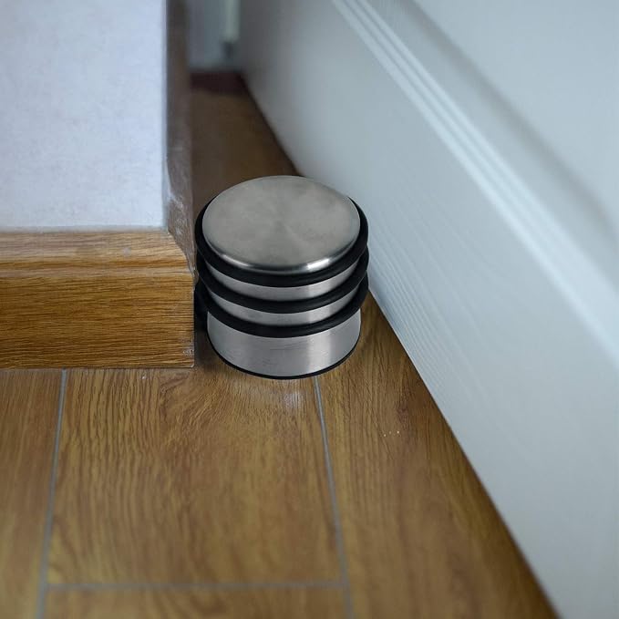 KINJOEK Heavy Weight Door Stopper, No DrillStainless Steel Door Stop - Image 6