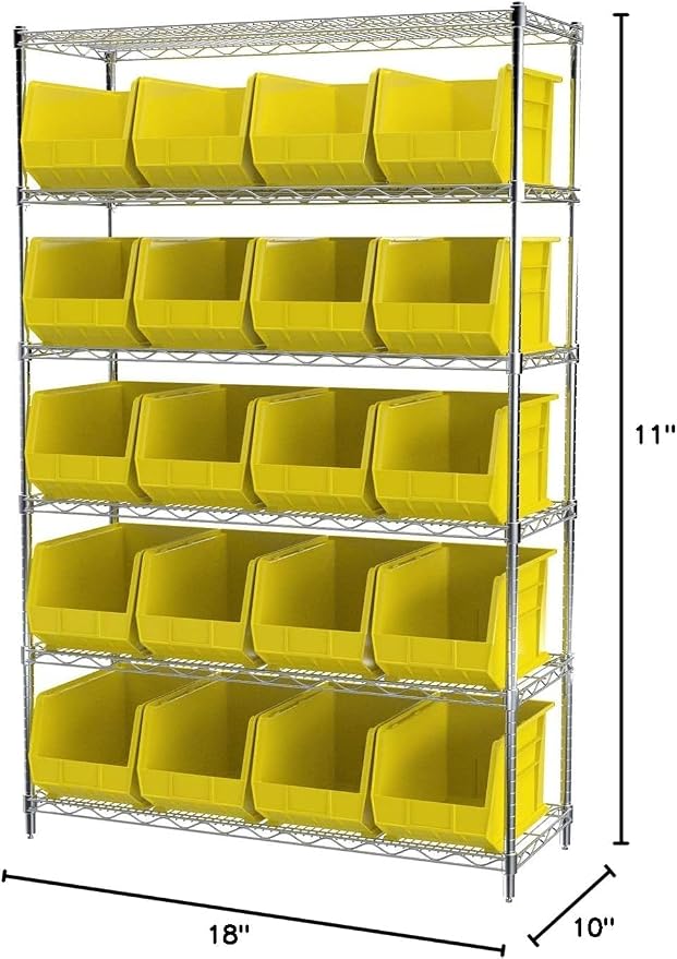 Akro-Mils 30260 AkroBins Plastic Storage Bins, Space-Saving Stackable Bins - Image 8