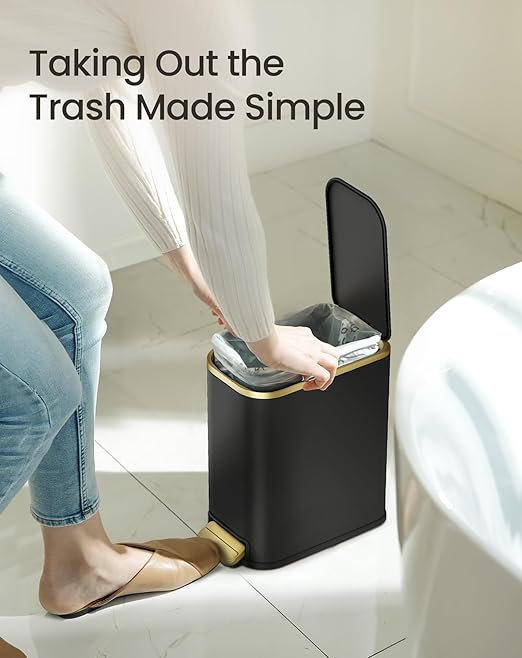 Cesun Small Bathroom Trash Can - Image 6