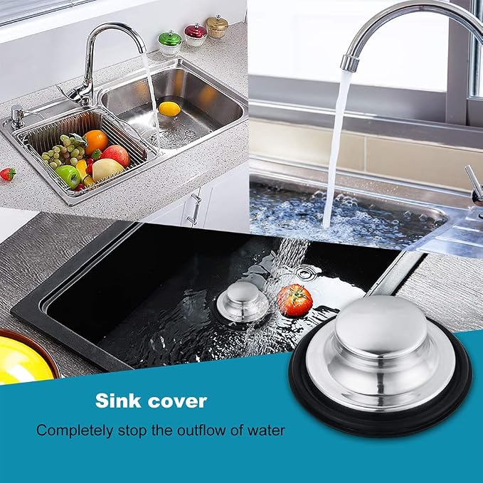 Kitchen Sink Drain Strainer 6 Pack Stainless Steel Sink Stopper, Anti-Clogging - Image 7