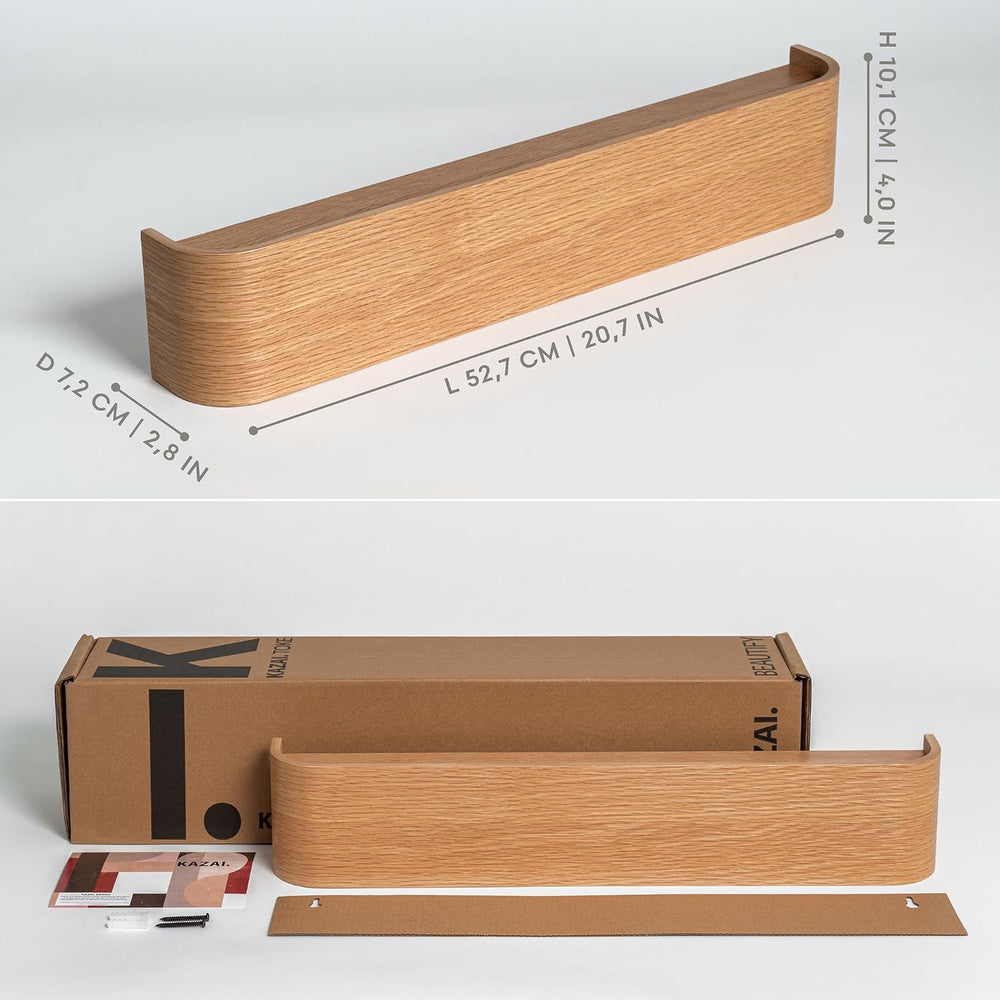 Kazai. Wall-Mounted Coat Rack 'Toke' - Modern Design Coat Rack with H...