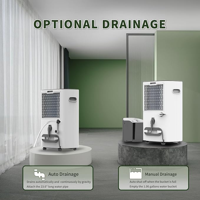 Shinco 86 Pints Dehumidifier for Home and Basements, 5000 Sq.Ft Dehumidifiers - Image 6