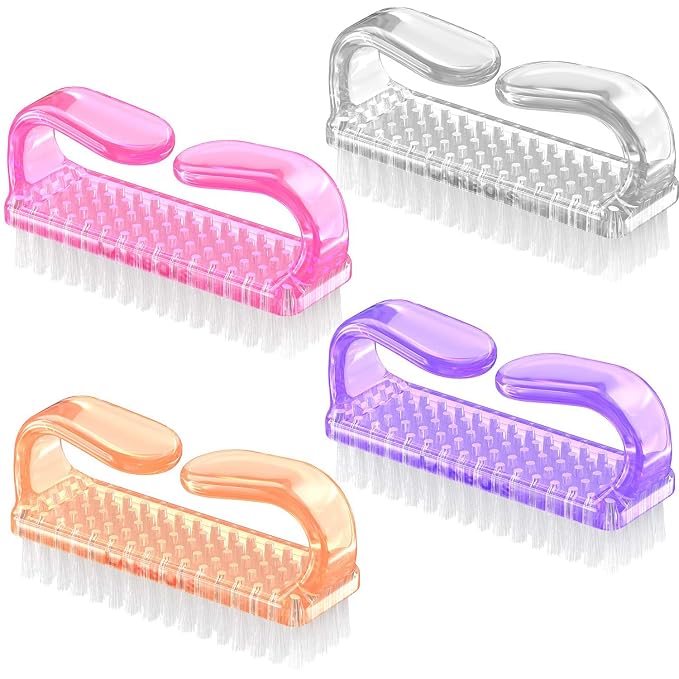 Handle Grip Nail Brush, Nail Brushes Hand Fingernail Brush Cleaner Scrubbing by Larbois