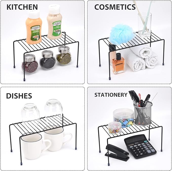 Kitchen Shelves, Cabinet Organization Mini Storage Shelf, Storage Rack Organizer - Image 3