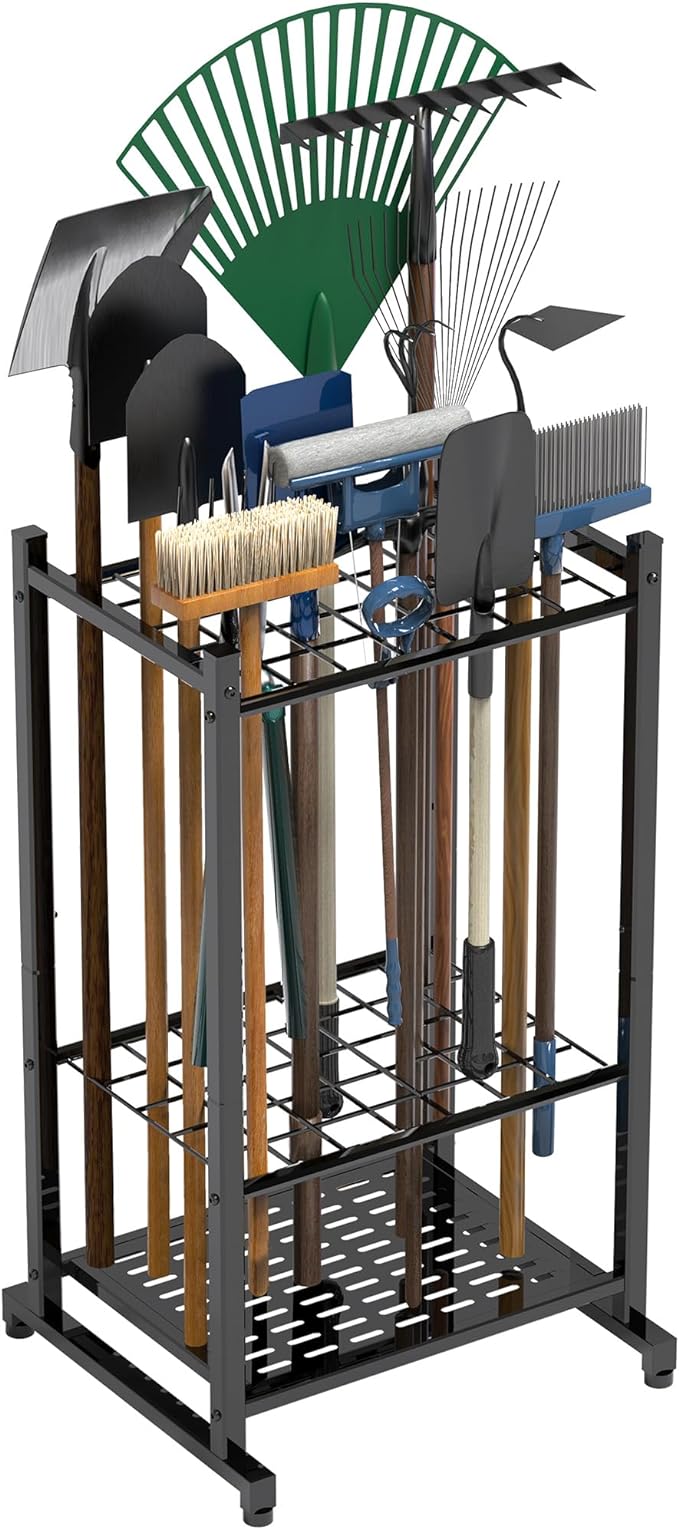 Garden Tool Organizer, Yard Tool Tower Rack by Sttoraboks
