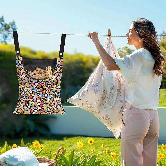 Clothes Pin Hanging Bag, Large Capacity Clothespin Bag - Image 2