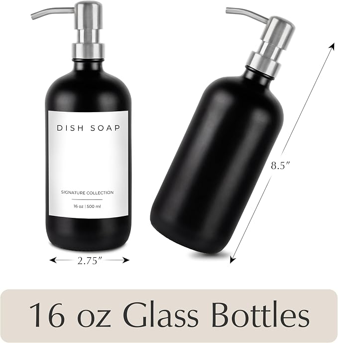 Emerson Glass Soap Dispenser Set - Image 2