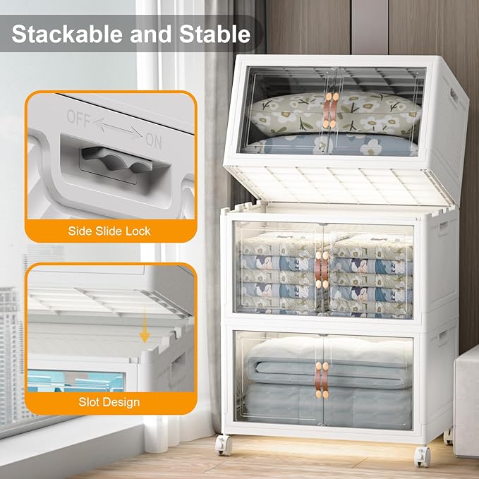 Extra Large Stackable Storage Bins - Image 3