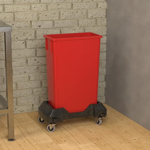 23 Gallon Red Slim Jim Trash Can - Image 3