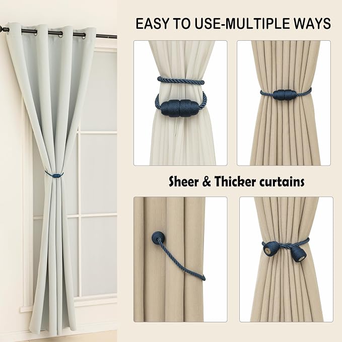 Magnetic Curtain Tiebacks - Image 5