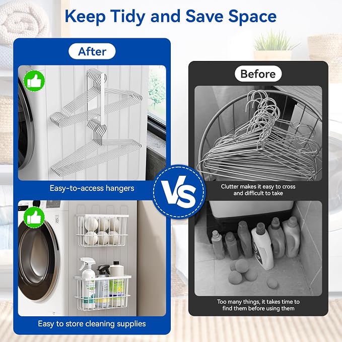 Magnetic Dryer Ball Holder and Magnetic Hanger Holder - Image 4