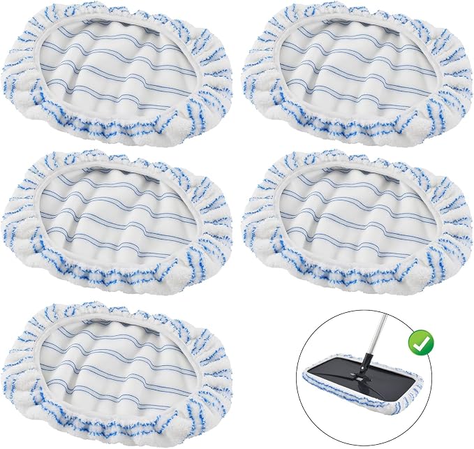 5 Pack Mop Heads Replacements for Ocedar Hardwood Floor 'N More Microfiber Mops - Image 8