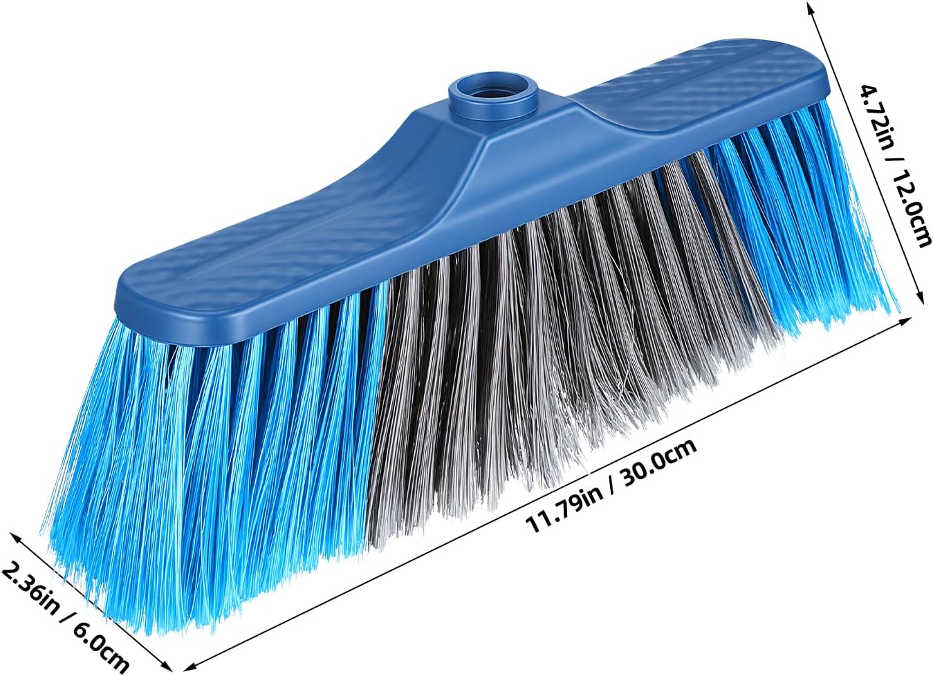 SUPVOX Replacement Broom Head Soft Bristle Broom Part for Household Cleaning Tools Suitable for Indoor Floor and Kitchen Use
