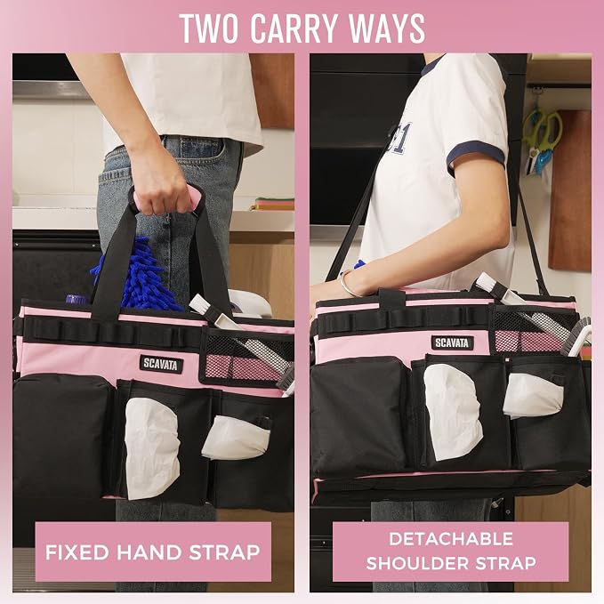 Wearable Cleaning Caddy Bag, Cleaning Caddy Supplies Organizer - Image 6