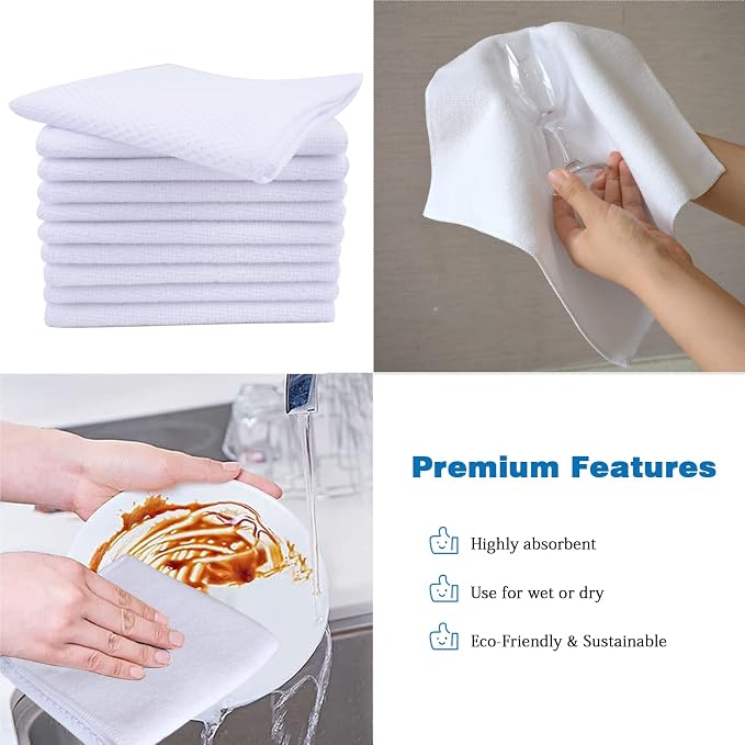 SINLAND Wholesale Microfiber Dish Cloth Best Kitchen Cloths Cleaning Cloths - Image 3