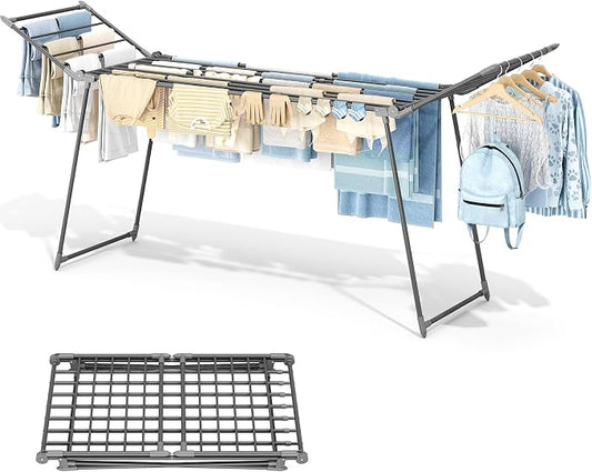 APEXCHASER Clothes Drying Rack Foldable, Large Drying Rack Clothing Retractable by APEXCHASER