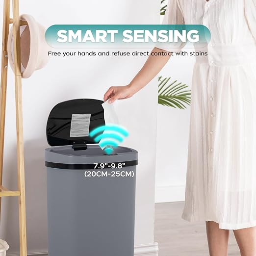 Automatic Motion Sensor Bathroom Trash Can - Image 3