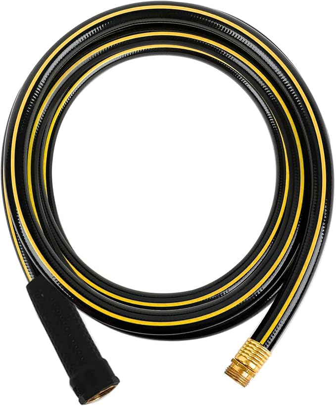 Solution4Patio Short Leader Garden Hose 3/4 in. x 10 ft. -Heavy Duty Durable by Solution4PatioExpertinGardenCreation