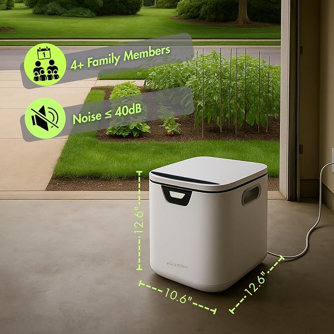 Electric Composter for Kitchen, Compost Bin - 4L Large Capacity - Image 8