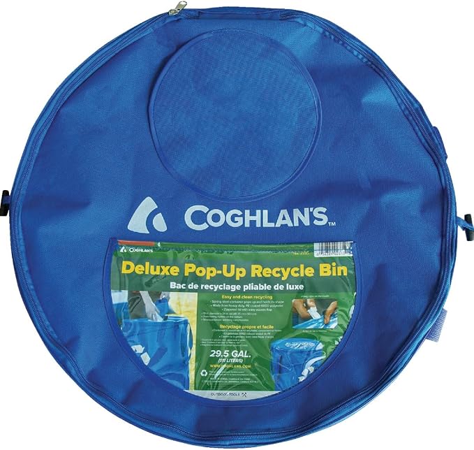 Coghlan's Deluxe Durable Pop-Up Recycling Can – Collapsible Bin - Image 2