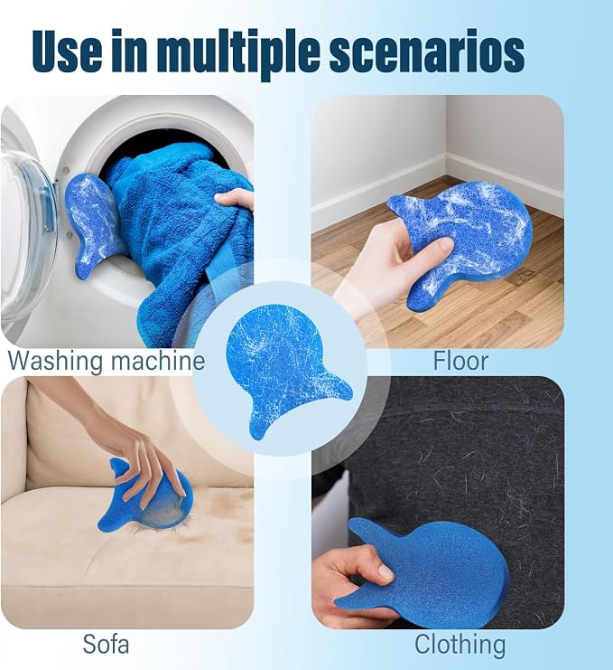 6PCS Reusable Pet Hair Remover for Laundry - Image 3