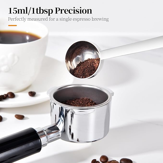 Long Handle Coffee Scoop: 18/8 Stainless Steel 5.64 Inch 1 Tablespoon Metal - Image 7