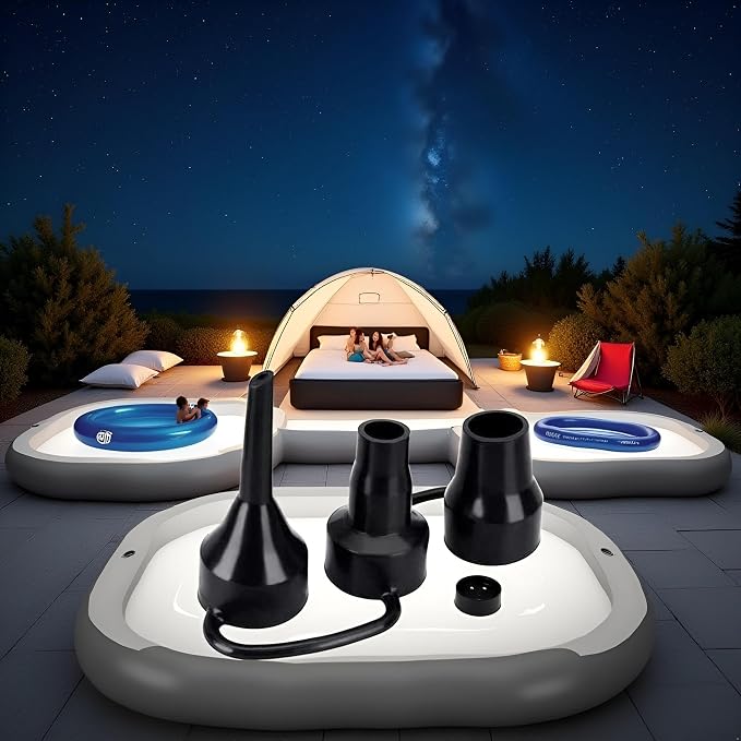 3 Sizes Black Air Pump Replacement Nozzles, Inflatable Pump Nozzles Head - Image 6