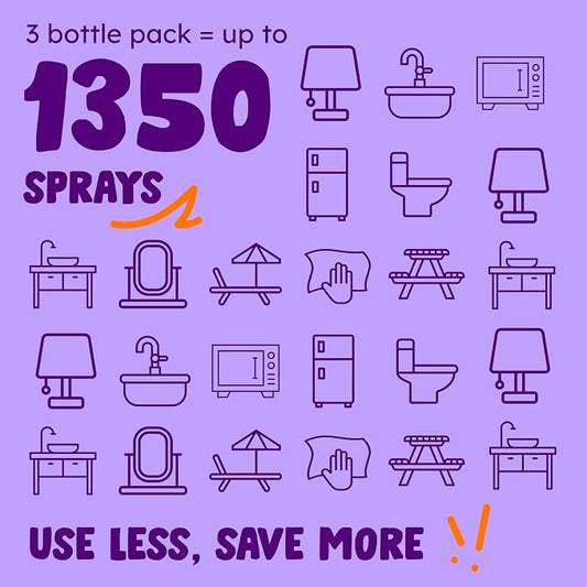 Originally Yellow Lavender Vinegar All Purpose Cleaning Spray | Distilled - Image 2