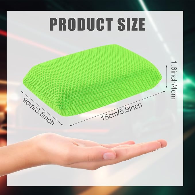 4 PCS Bug Scrubber Sponge Car, Bug Remover Wash Sponge，Car Cleaning Sponge - Image 2