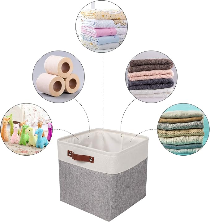 Univivi Storage Bins with Hard Bottom - Image 5