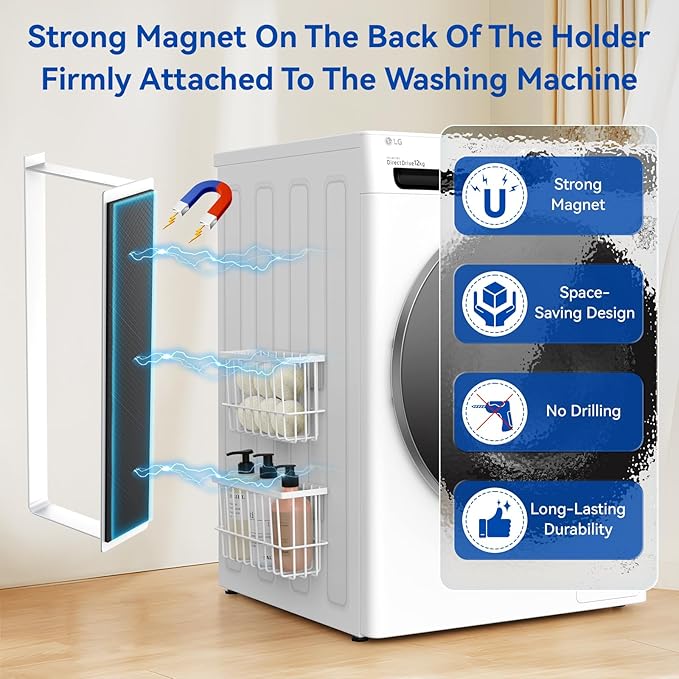 Magnetic Dryer Ball Holder and Magnetic Hanger Holder - Image 2