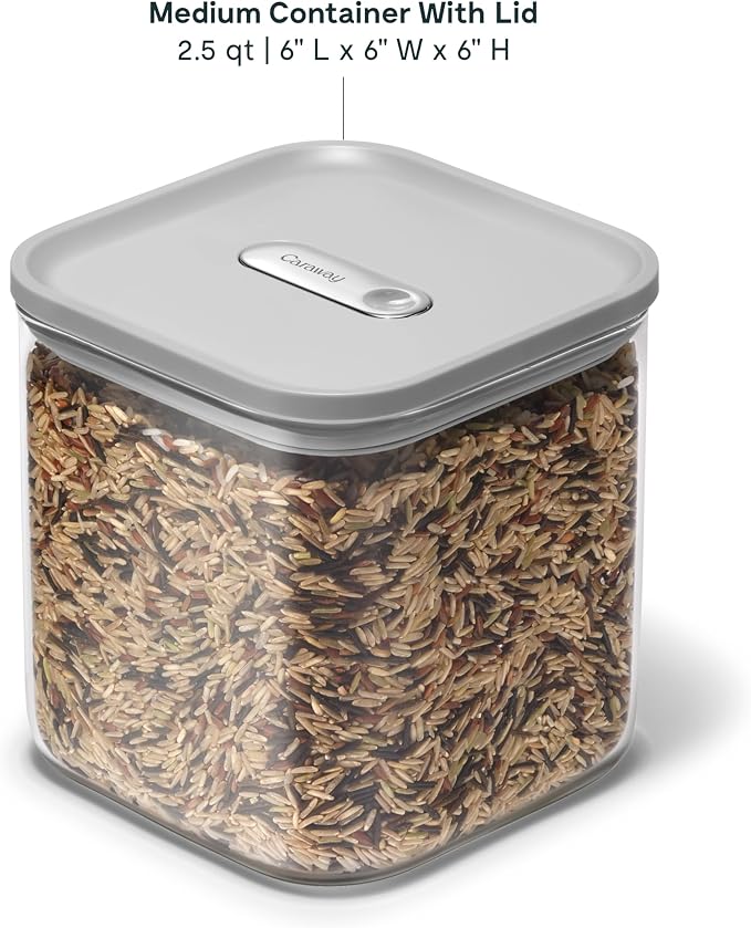 Caraway 2.5qt Glass Airtight Food Storage Container - Image 3