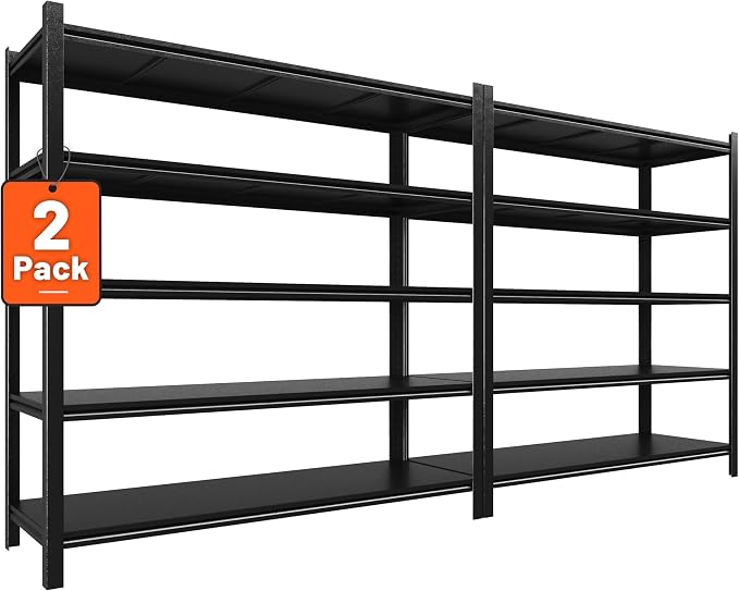 48.2" W Garage Shelving 3000LBS Storage Shelves Heavy Duty Garage Storage by Howzone