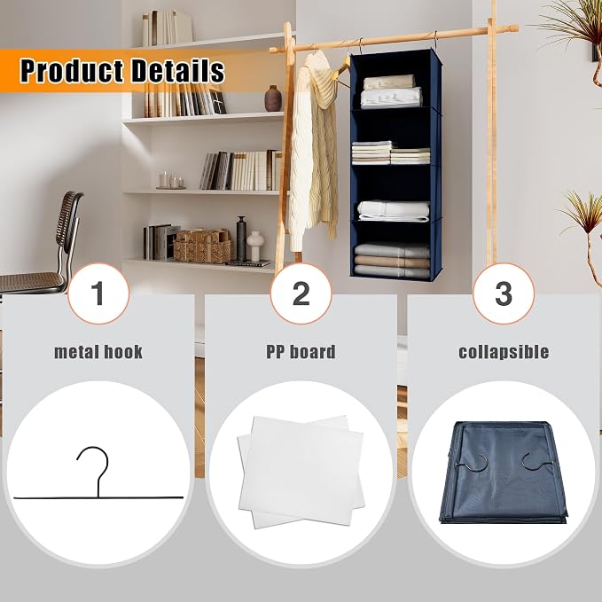Hanging Closet Organizer - Image 6