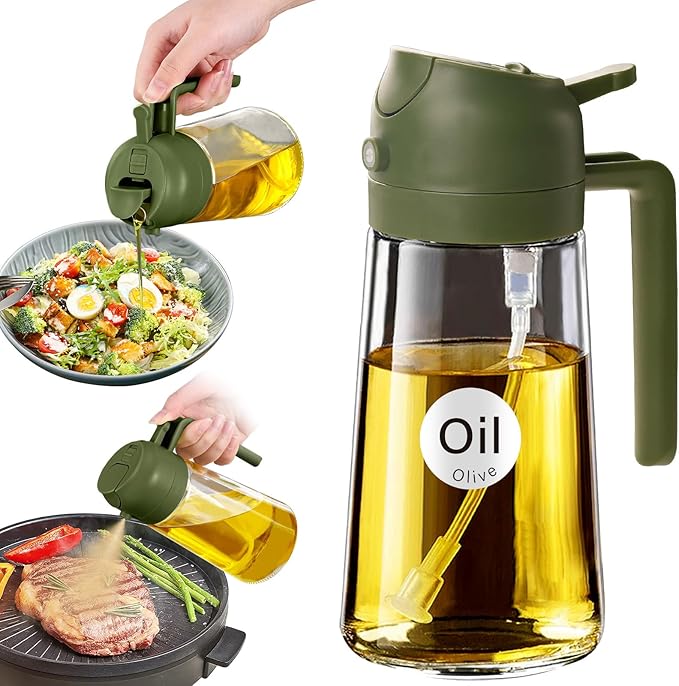 YARRAMATE 16oz/470ml Glass Olive Oil Sprayer by YARRAMATE