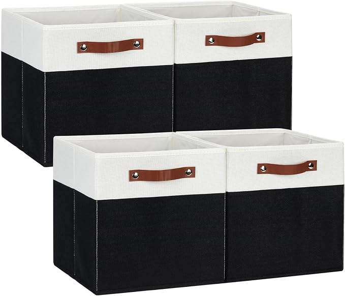 DULLEMELO Fabric Storage Bins for Shelves, Cube Storage Organizer Bins by DULLEMELO