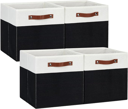 DULLEMELO Fabric Storage Bins for Shelves, Cube Storage Organizer Bins by DULLEMELO