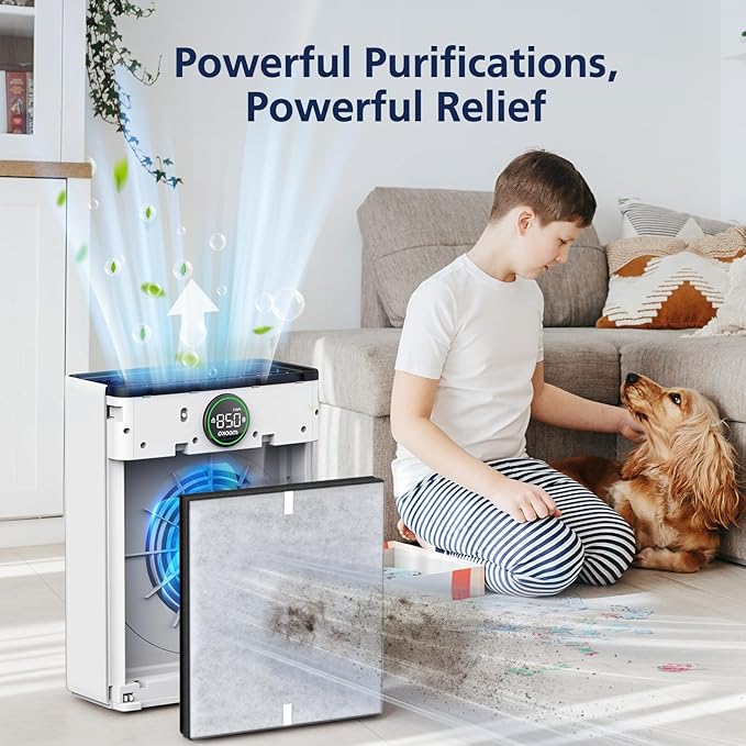 PR1 Replacement Filter for Mooka PR1 Air Purifier for Home Large Room up to - Image 4