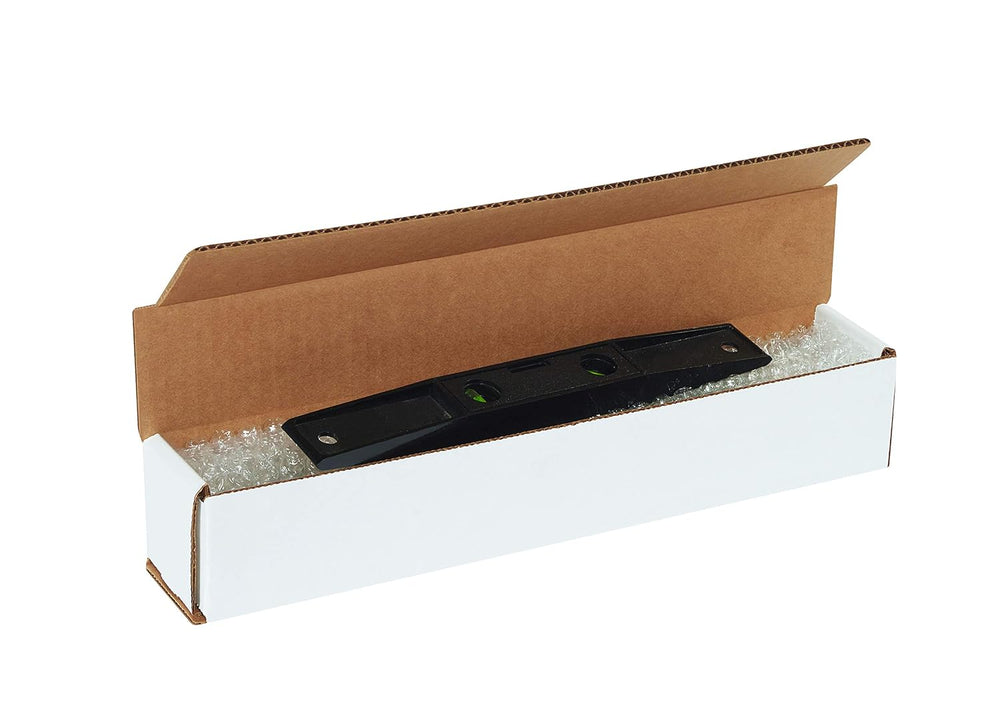 Box USA BM2444 24"L x 4"W x 4"H, White (Pack of 50)