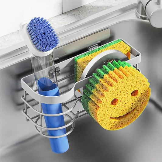 Cisily Grey Smiley Sponge Holder by CISILYHOMELIFE