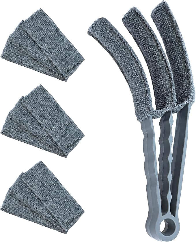 Microfiber Feather Duster, Window Blind Duster Brush, Blind Cleaner Tools by BAIDOON