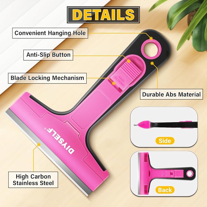 DIYSELF 1 Pack Razor Blade Scraper - Image 6
