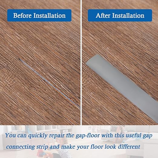 Floor Transition Strip Self Adhesive Floor Cover Strips Laminate 2" Wide Vinyl - Image 4
