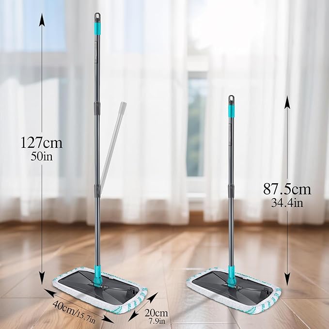 MASTERTOP Microfiber Flat Mop, Extra Large Surface Dust Mop - Image 7