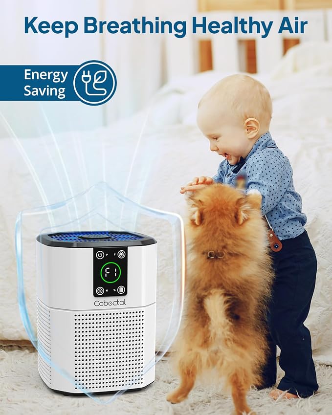 2 Pack Air Purifier for Home Bedroom, Cobectal Room Air Cleaner - Image 8