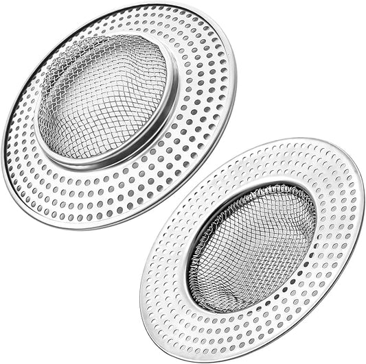 2pcs Heavy Duty Stainless Steel Slop Basket Filter Trap, 3.54" Top / 1.65" Mesh by ArtioHipo